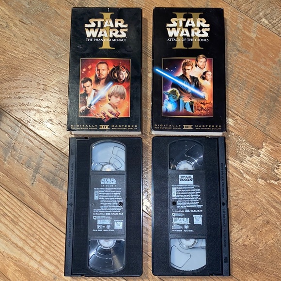 Star Wars Media Star Wars Vhs Tapes 2 Poshmark